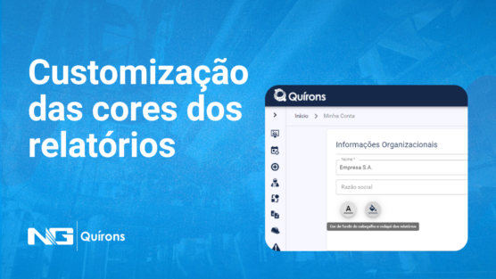 Customização das cores dos relatórios