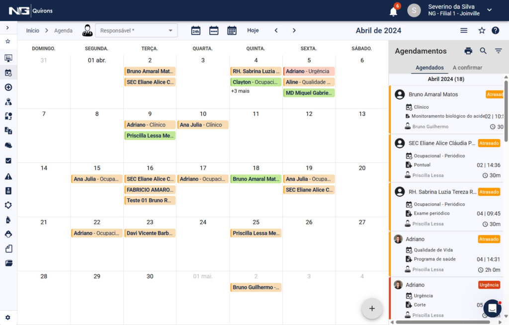 Agenda Médica - Quírons