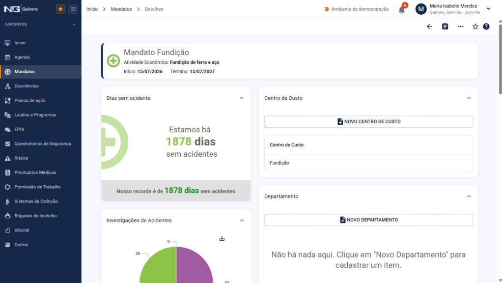 Mandatos da CIPA - Quírons
